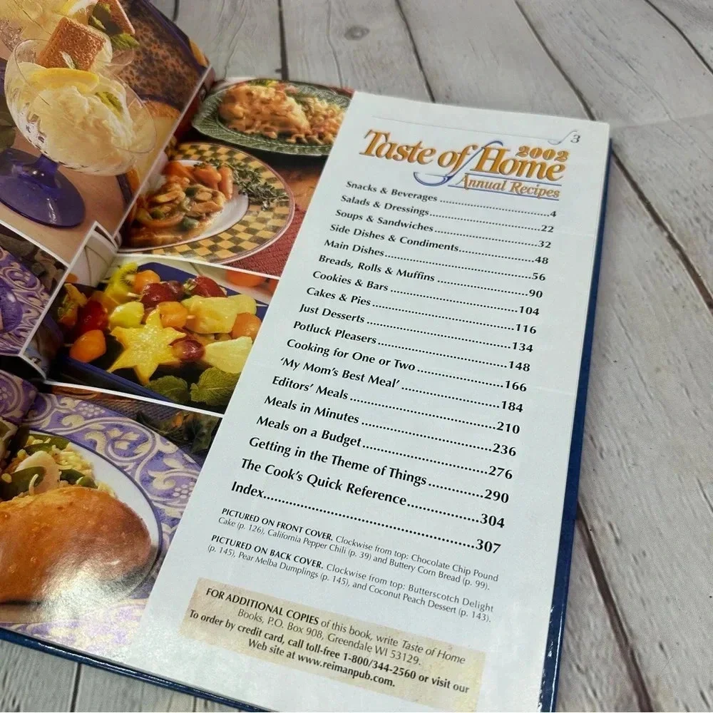 2002 taste of home cookbook annual recipes